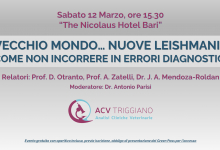 VECCHIO MONDO... NUOVE LEISHMANIE [BARI 12 MARZO]